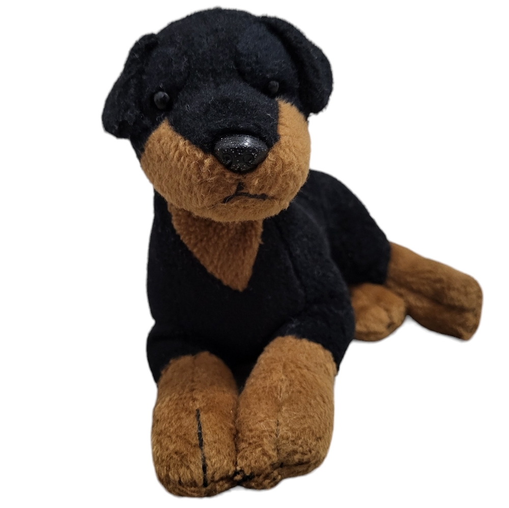Vintage Plush Stuffins Rottweiler Puppy Dog K-9 NOS 1996 Stuffed Animal